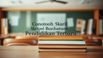 Contoh Judul Skripsi Pendidikan Terbaru