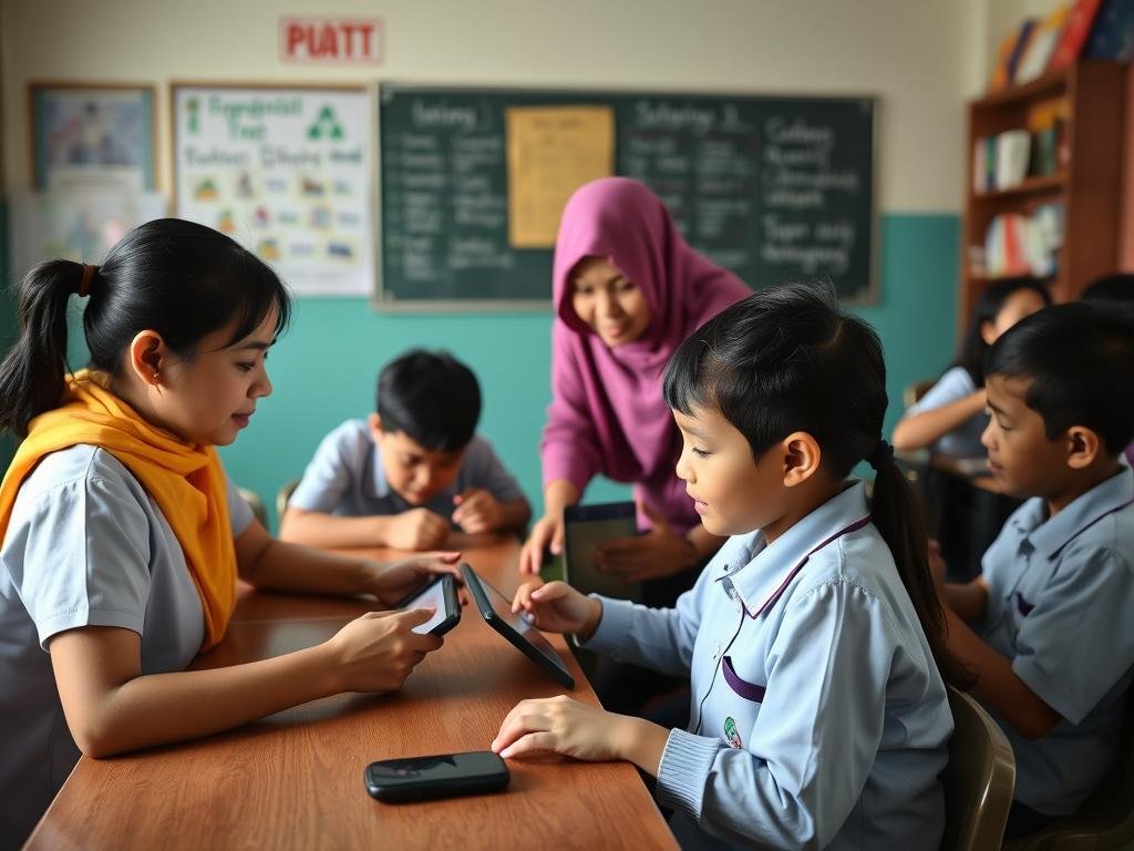 Guru dan siswa di Kabupaten Tangerang Selatan menggunakan Rumah Pendidikan dalam kegiatan belajar mengajar