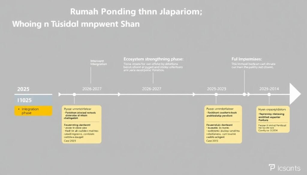 Peta jalan pengembangan Rumah Pendidikan dari 2025 hingga 2029