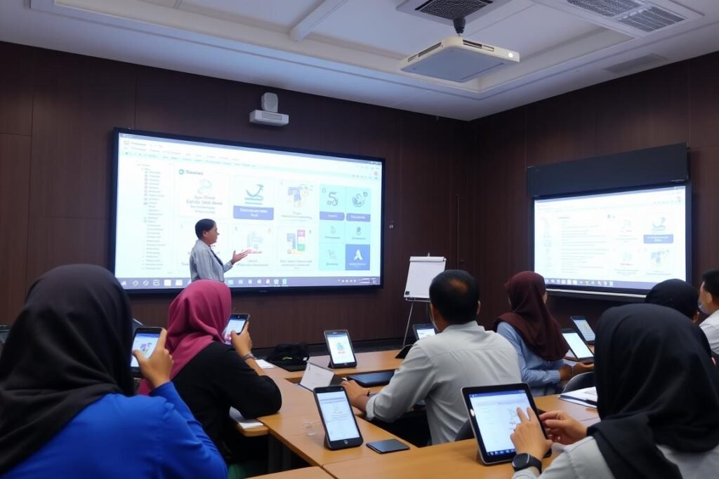 Sesi pelatihan Rumah Pendidikan untuk guru dan administrator sekolah